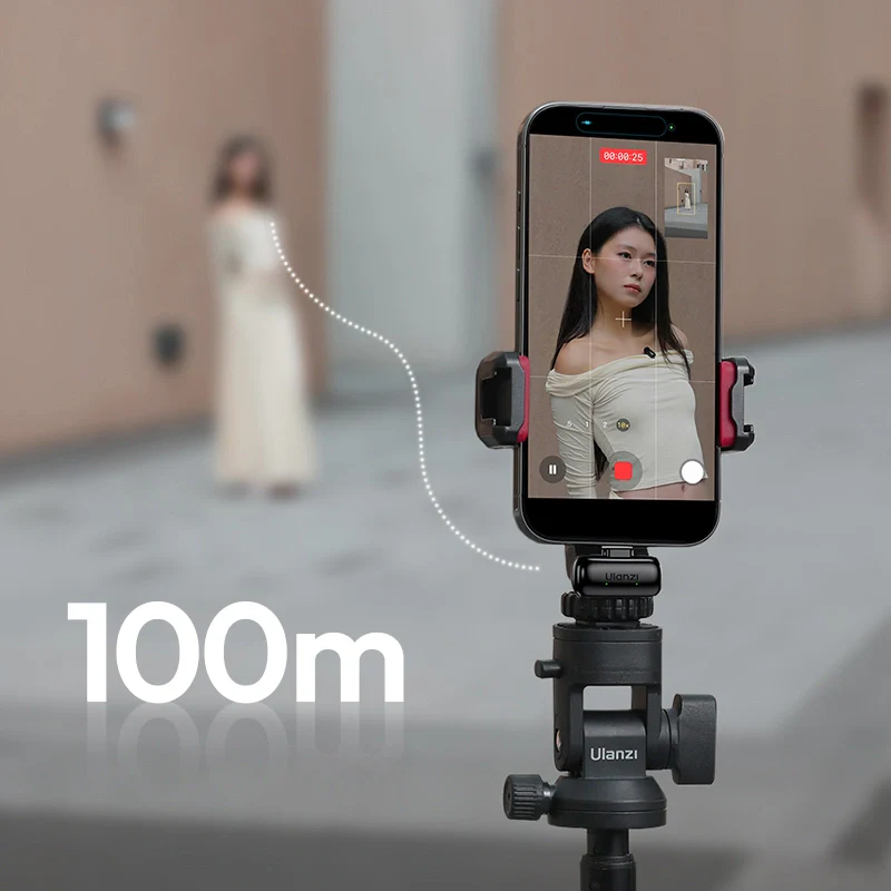 Бездротова мікрофонна система Ulanzi A200 Mini Mic dual-mic (Type-C) Black Киев - изображение 9