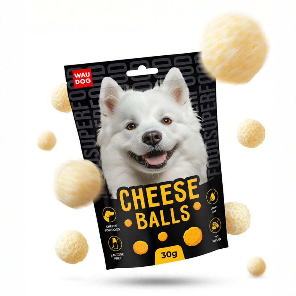 Лакомство для собак WAUDOG Treats Хрустящие сырные шарики, 30 г Киев - изображение 3