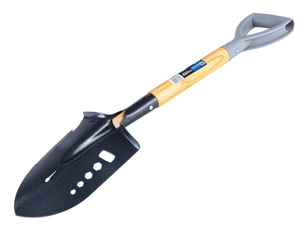 Лопата-рискаль вкорочена (саперка) "GeKo" з дерев'яним держаком 16,5х22/ 70 см Стрий - фото 7