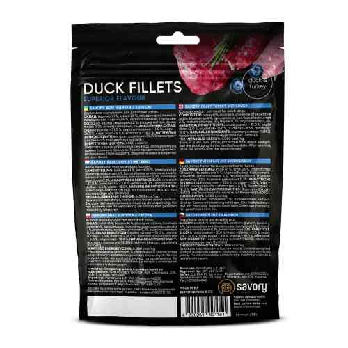 Джерки Savory Fillet Turkey With Duck, филе индейки с уткой, 100 г Киев