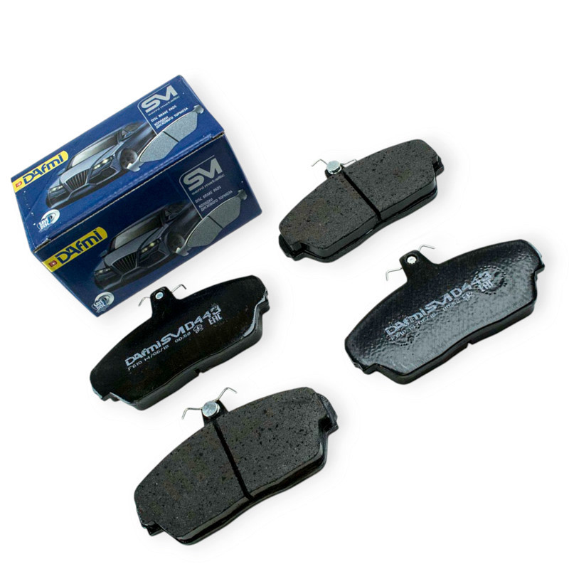 Колодки ГАЗ 3110, 3302, 2705 передні (dafmi semi metallic - середня) (к-кт 4 шт) гальмівні Мукачево - фото 1