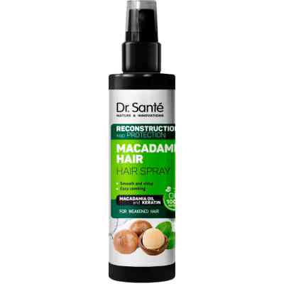 Спрей для волос Dr. Sante Macadamia Hair Восстановление и защита 150 мл (4823015932939) Винница