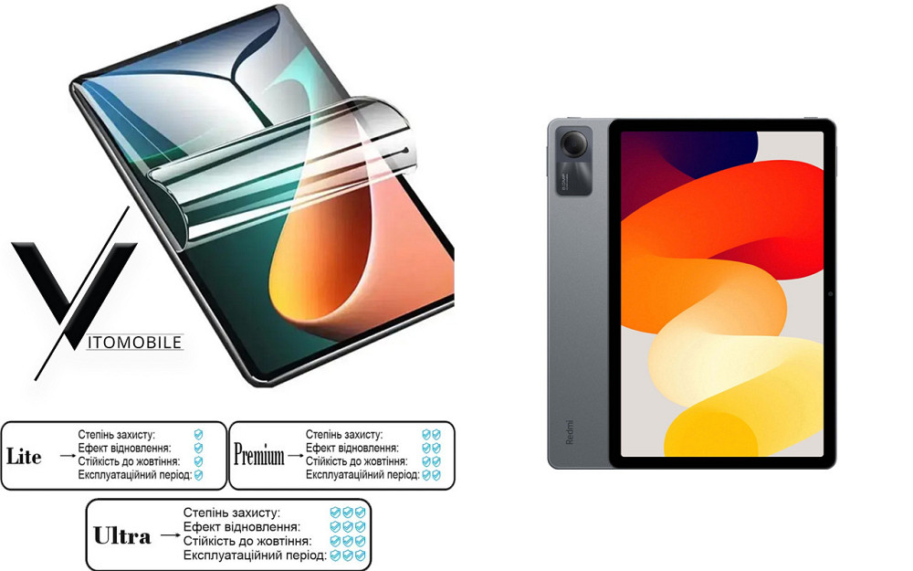Полиуретановая пленка HyperClear Guard для Xiaomi Pad 6, Pad 6 Pro, Pad 6S Pro Киев - изображение 1