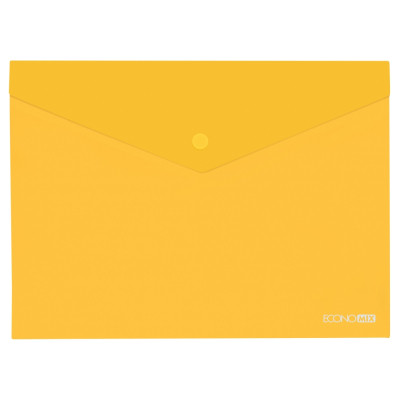 Папка - конверт Economix А5 180 мкм прозора, фактура "глянець", жовта (E31316-05) Вінниця - фото 1