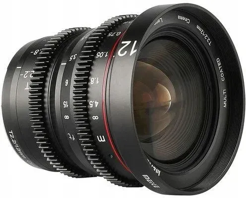 Объектив Об'єктив Filmowy Відео Meike 12mm f/2.2 Prime MFT do Olympus Micro 4/3 M4/3 / MK-1222T-M43 Киев - изображение 1