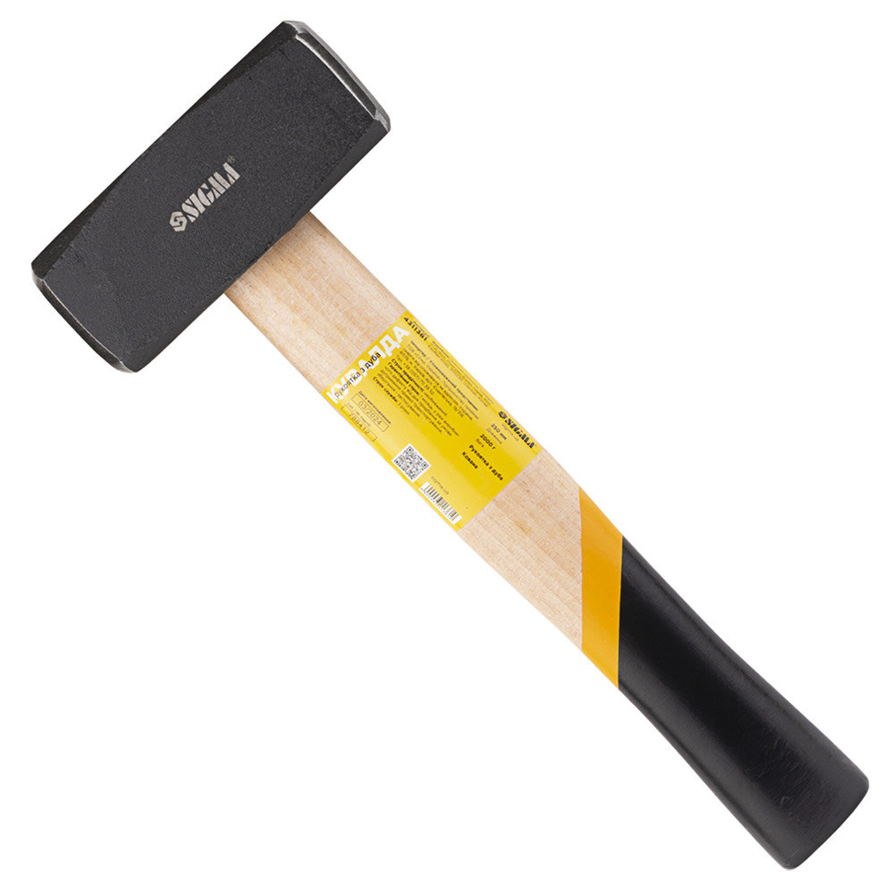 Кувалда 2000 г дерев'яна ручка (дуб) SIGMA (4311361) Київ - фото 1