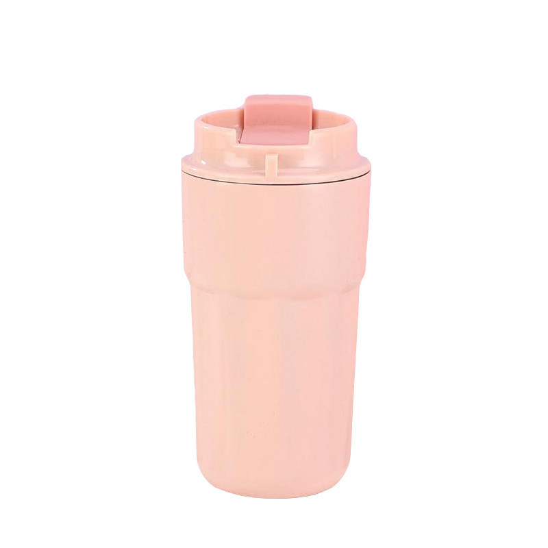 Happy Life Термокружка з нержавіючої сталі 450 мл Рожевий HP153P Київ - фото 1