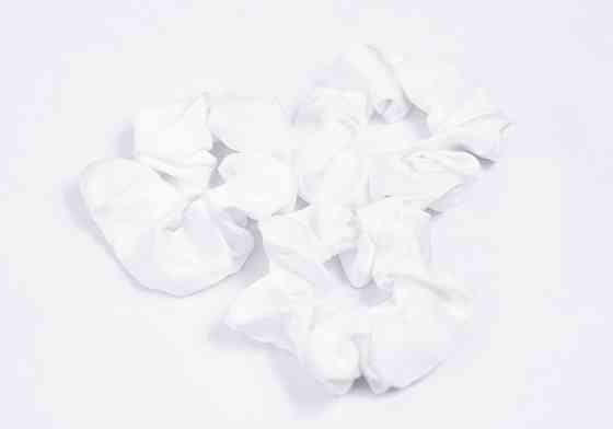 Гумка для волосся шовкова Білий Харків