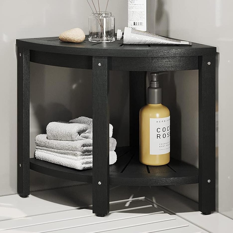 Стеллаж угловой для ванной 