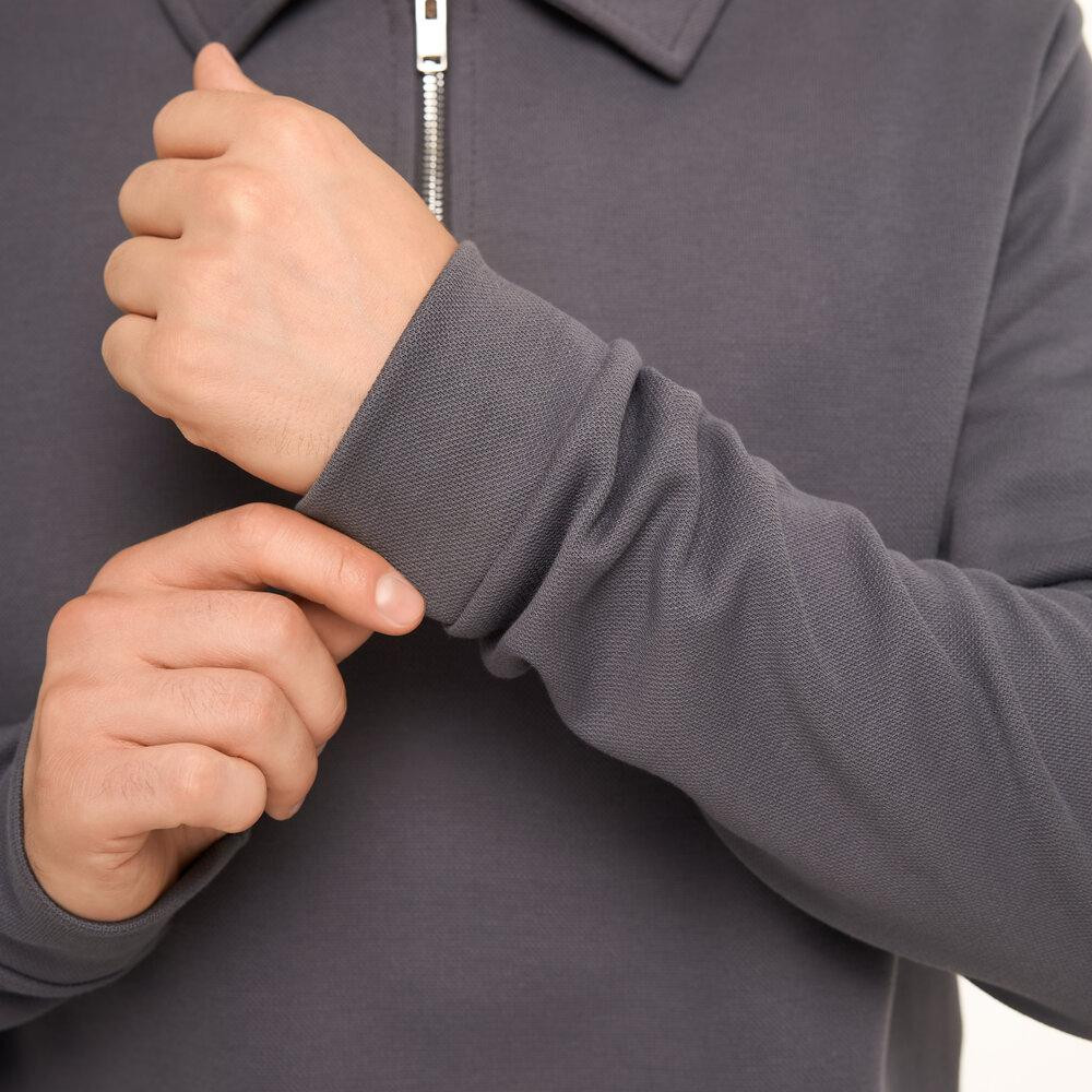 Темно-сірий спортивний костюм для чоловіків Pobedov Binance. Весна осінь спортивний комплект Київ - фото 4