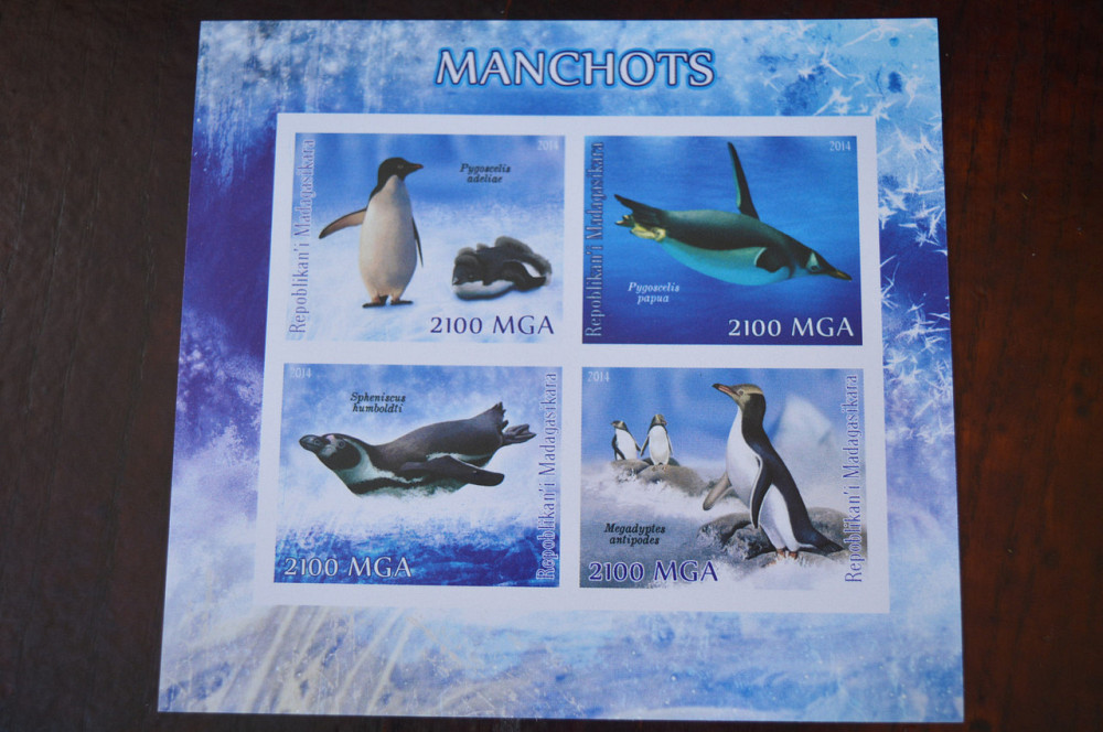 Мадагаскар. Фауна. Личности. Блок. (А-35) Полтава - изображение 1