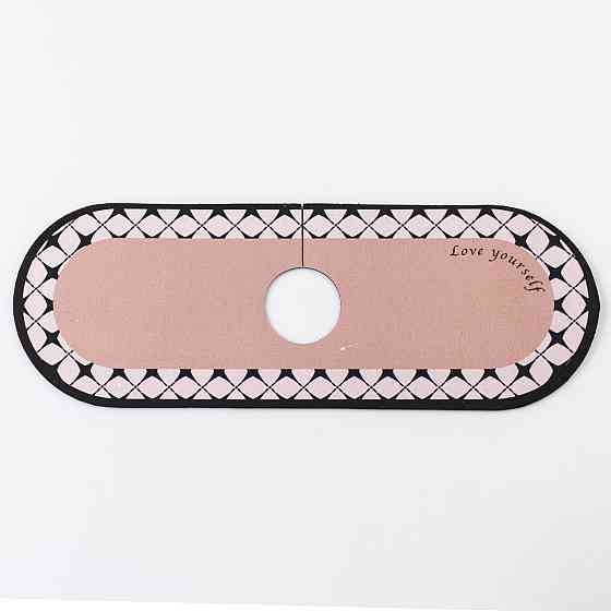 Yiwu Вологовбираючий килимок для раковини під кран із поліестеру 37,5*13 см HP-42-12BBE Коломыя