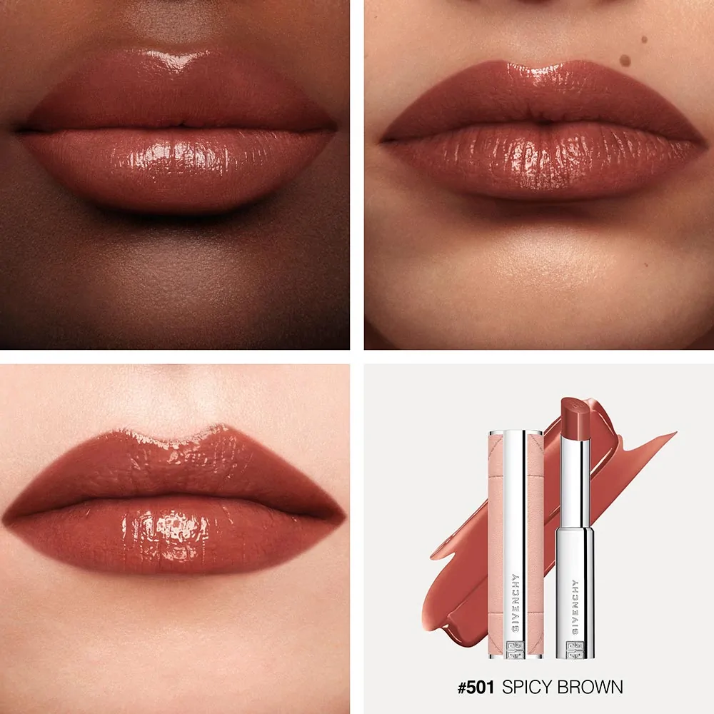 Помада для губ Givenchy Rose Perfecto Shine Serum Lipstick 501 Spicy Brown Слов'янськ - фото 3