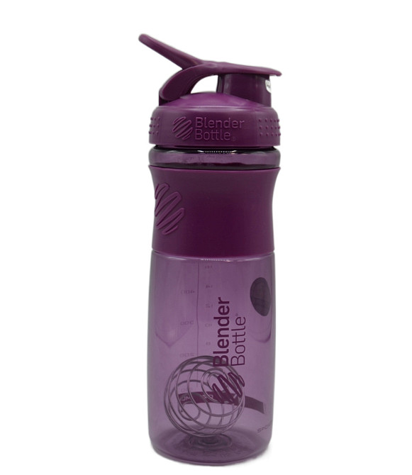Шейкер спортивний (пляшка) BlenderBottle SportMixer Flip 28oz/820ml Plum Луцьк - фото 9