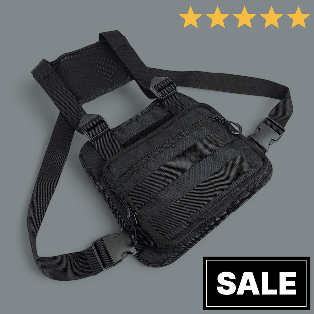 Тактичні мессенджери сумки, Сумка барсетка кобура чоловіча сумка Чоловіча крос-боді PR-92 Львів - фото 12