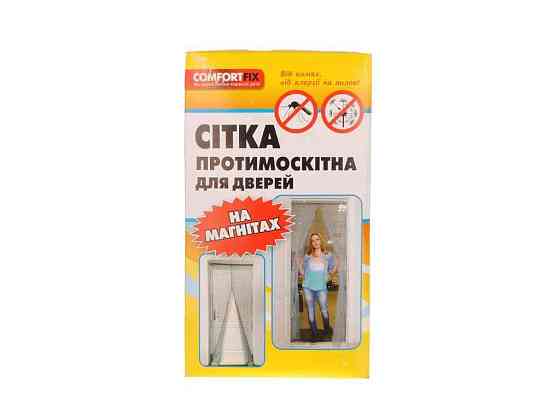 Сітка дверна на магнітах кріплення 140х210мм ТМ COMFORTFIX   Solmir Київ