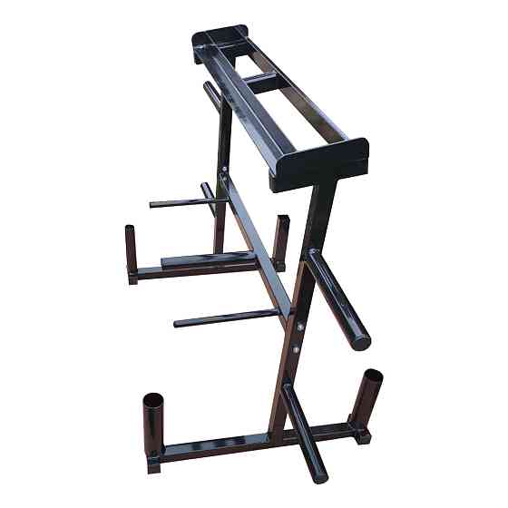 Стійка для зберігання грифів, дисків та гантелей KZ-808 Стійки для гантелей, грифів та дисків розбірна Київ