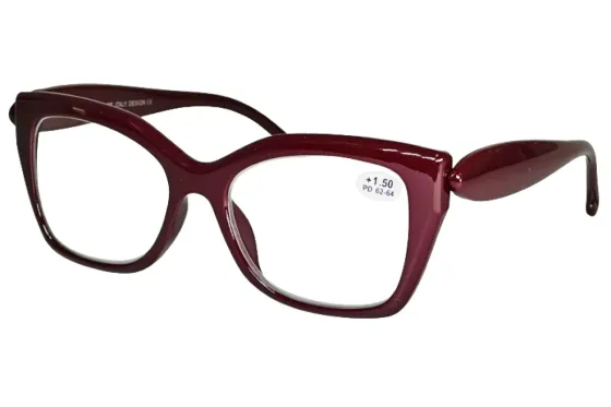 Окуляри з діоптрією 7083 C2 Бордо -4.50 Луцьк