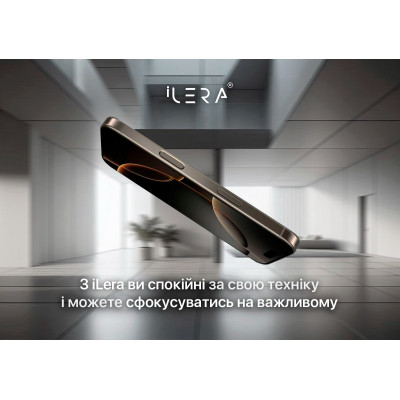 Стекло защитное iLera Infinity iPhone 16 Pro Max (ILIN16PRMX) Винница - изображение 6