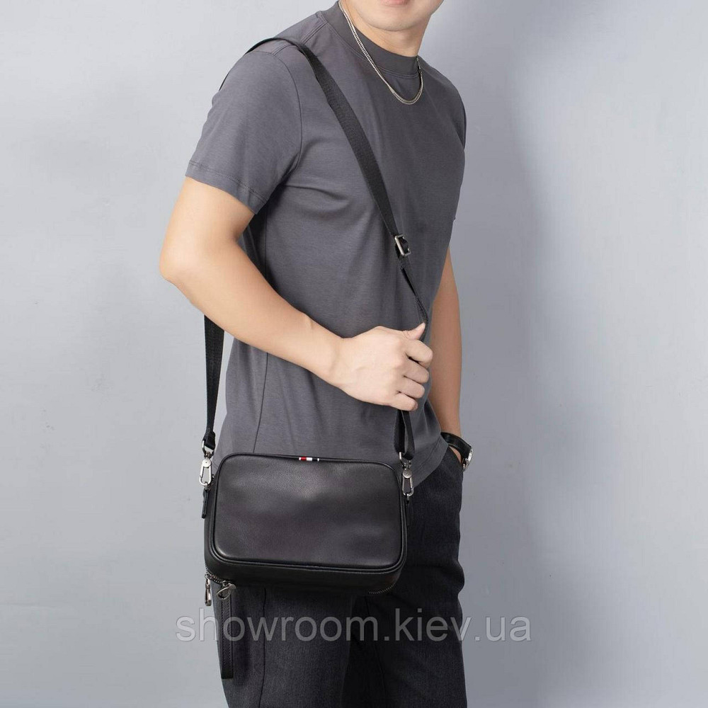 Мужская кожаная барсетка Leather Collection (5012) Киев - изображение 2