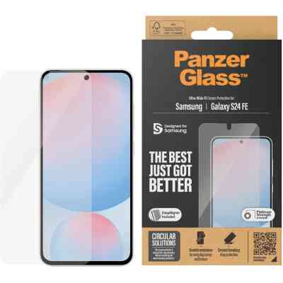 Скло захисне PANZERGLASS Samsung Galaxy S24 FE Ultra-Wide Fit w. Aligner (PG_7378) Вінниця