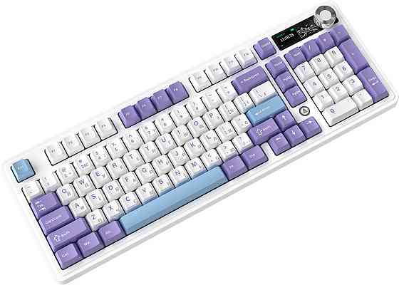 Клавіатура бездротова Ajazz AK980 V2 Maillard Switch White (AK980-V2-M-PWB) ( 21158 ) Харьков