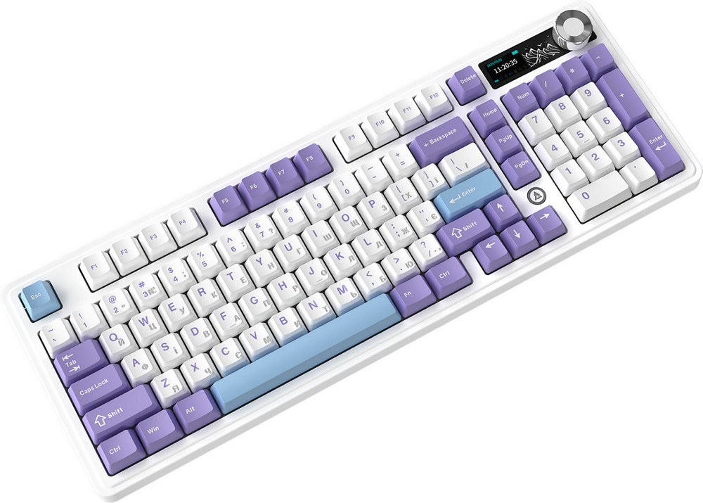 Клавіатура бездротова Ajazz AK980 V2 Maillard Switch White (AK980-V2-M-PWB) ( 21158 ) Харьков - изображение 4