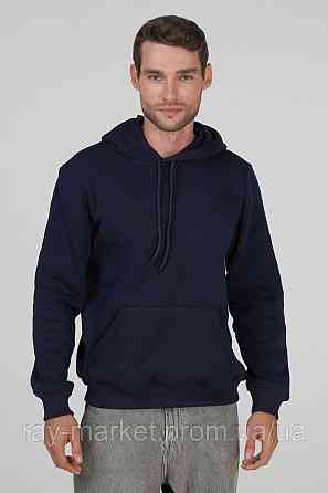 Набір чоловічий худі утеплене 2шт RAY BASIC Темно-синій/ Чорний (U0401M-Navy Blue-Black) 3XL Київ