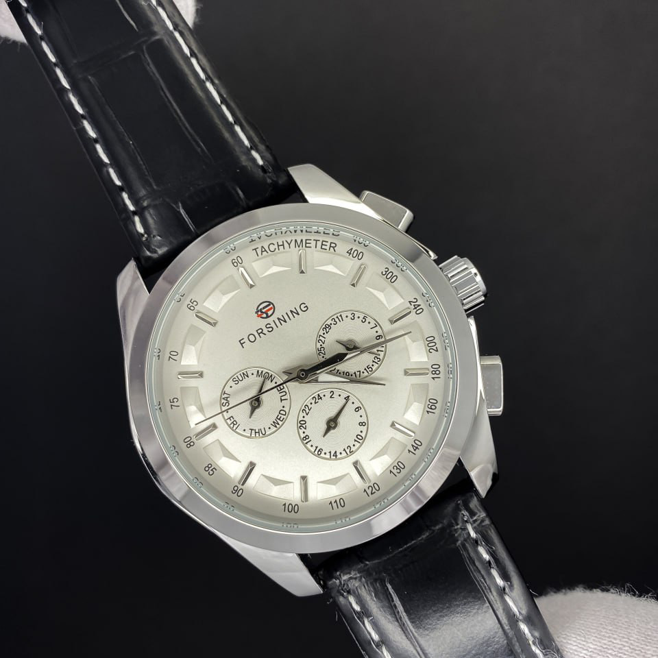 Forsining 6625 Silver-White Leather Киев - изображение 2