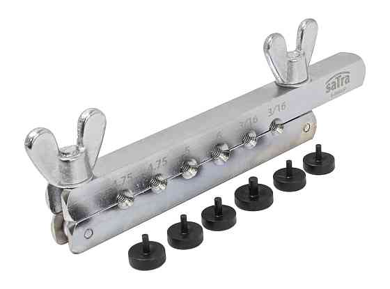 Затискач і адаптери для розвальцьовування труб метрич./дюймового розміру SATRA S-6MIUP Чернігів