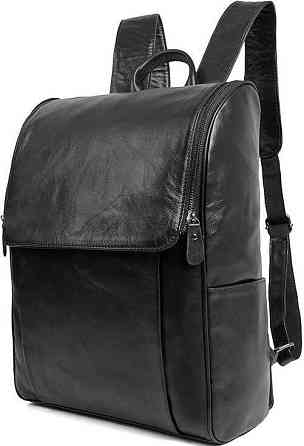 Рюкзак кожаный Черный (Vintage) Киев