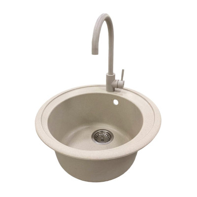 Мойка кухонная Adamant Sun Avena + змішувач (4824296910106) Вінниця - фото 3