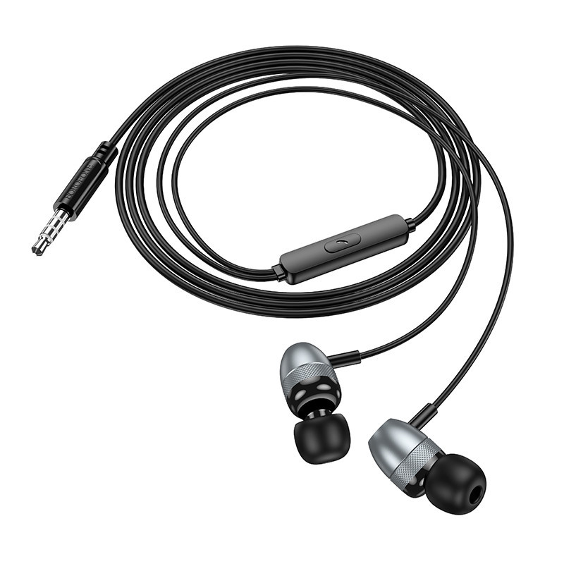 Навушники BOROFONE BM95 Excepcional universal earphones with microphone Black Одеса - фото 5