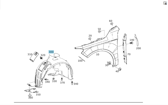 Mercedes-Benz  A2466900830 Підкрилок передній лівий CLA Shooting Brake X117 CLA C117 A-class W176 B-class W246 Одеса