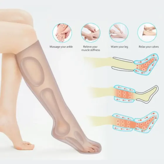 Массажер для ног UPGRADE Аппарат для прессотерапии и лимфодренаж ног Коломия