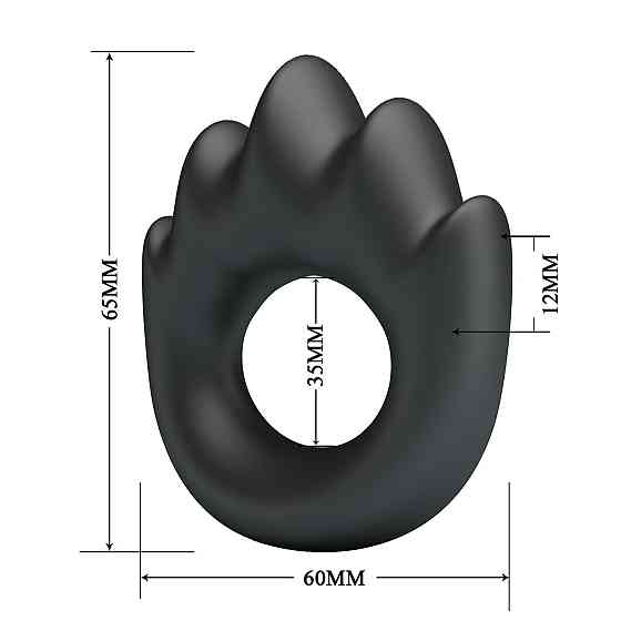 Эрекционное кольцо Crazy Bull №13 - Habert super soft silicone, BI-210357 Sex Aura Киев