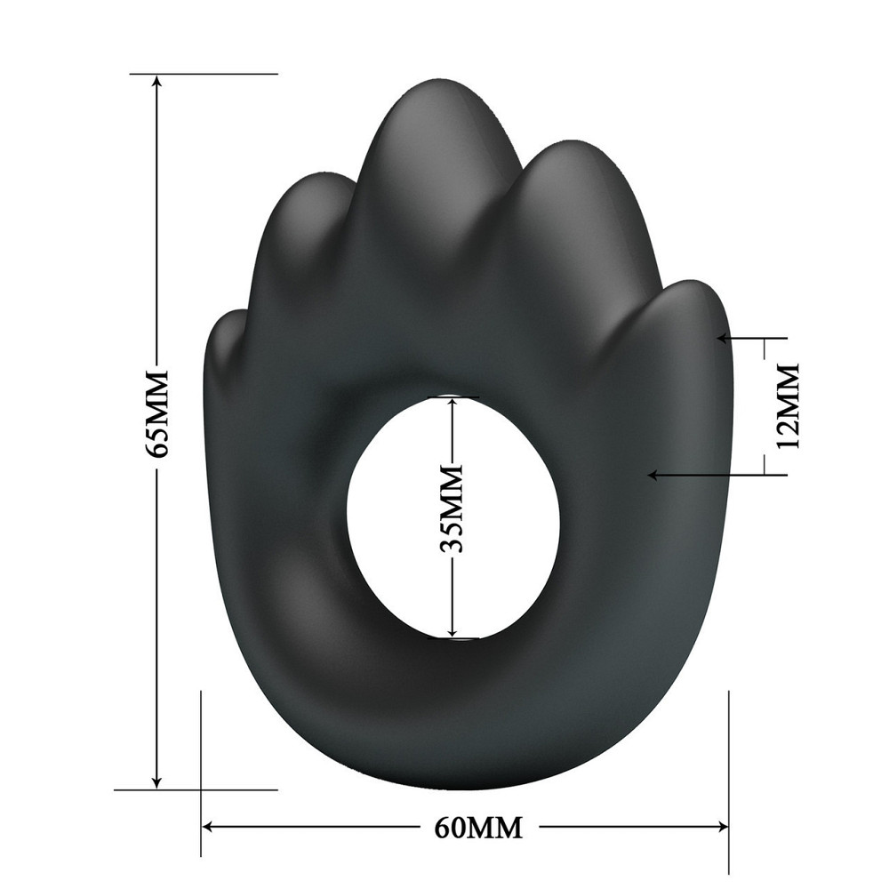 Ерекційне кільце Crazy Bull №13 - Habert super soft silicone, BI-210357 Sex Aura Київ - фото 6