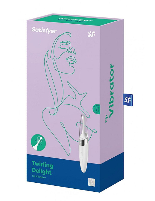 Вібратор для клітора Satisfyer Twirling Delight White Sex Aura Київ - фото 5
