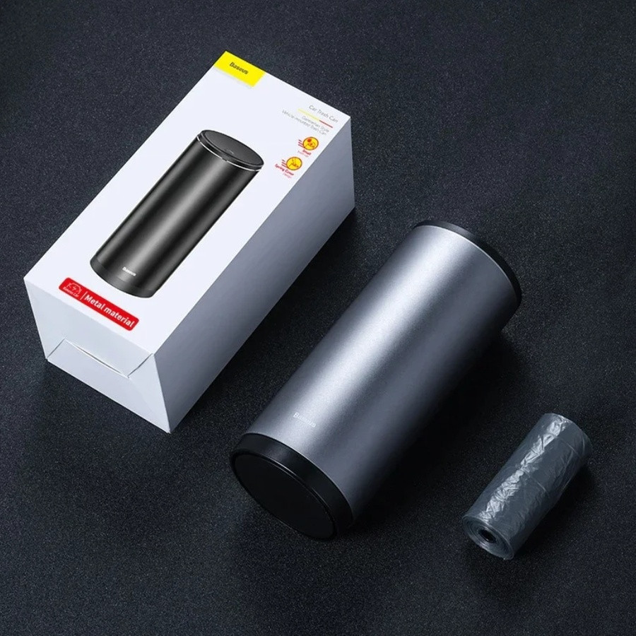 Автомобільний сміттєвий контейнер Baseus Gentleman Style Vehicle-mounted Trash Can（Bag1 roll/30）Black Київ - фото 9