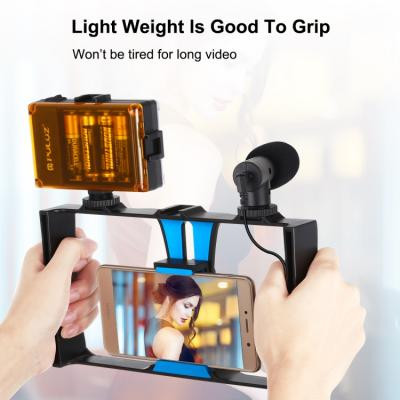 Набір блогера Puluz 4in1 (light, mount, phone holder, microphone) (PKT3023) Вінниця - фото 4
