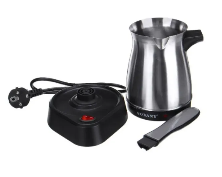 Sokany SK-214 кавоварка-турка, компактна, потужна, 5 чашок, легке очищення, живлення 220-240 В Одеса - фото 3