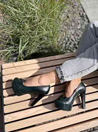 Stepter Туфлі жіночі Stepter темно-зелені натуральна шкіра 38р. (4290) Коломия