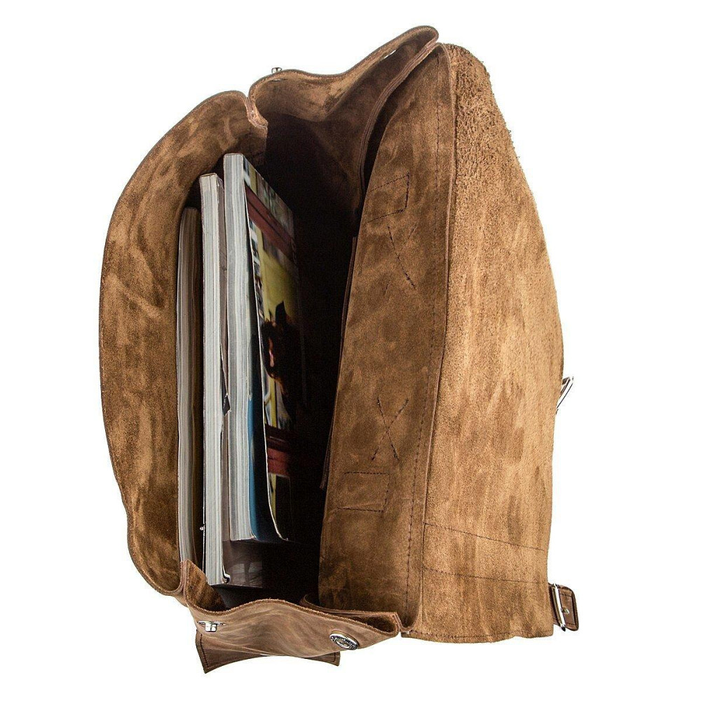 Рюкзак с эффектом старины SHVIGEL13947 Коричневый Киев - изображение 6