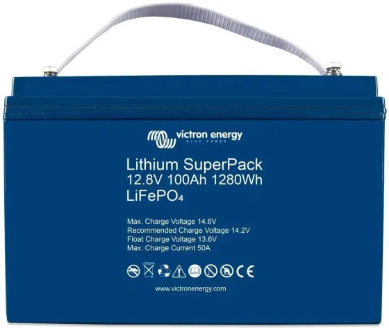Victron Energy Акумулятор Litowy Superpack 12,8/100 M8 Wysokoprądowy (BAT512110710) Київ