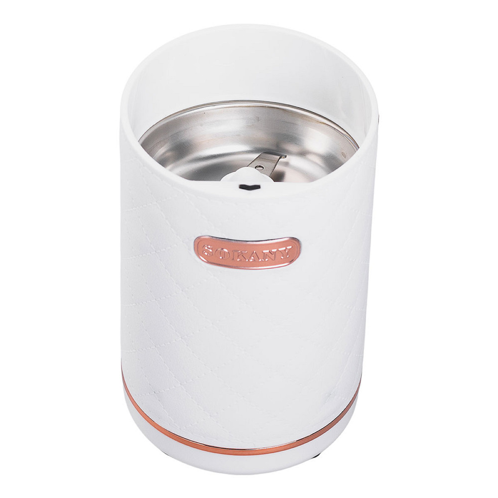 Кавомолка електрична Sokany 150 Вт Біла Lugi SK-3027W Коломия - фото 5