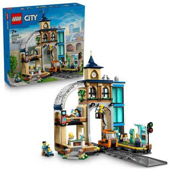 Конструктор LEGO City Центральний залізничний вокзал 752 деталі (60469) Харків