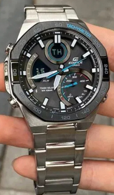 Часы: Casio ECB-950DB-1A ! Оригінал! Гарантія два роки! Київ - фото 4