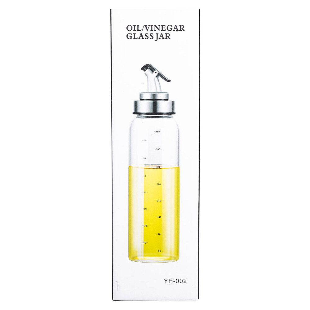 Пляшка для олії та оцту з дозатором 350 мл скляна HP-1348 Коломия - фото 5