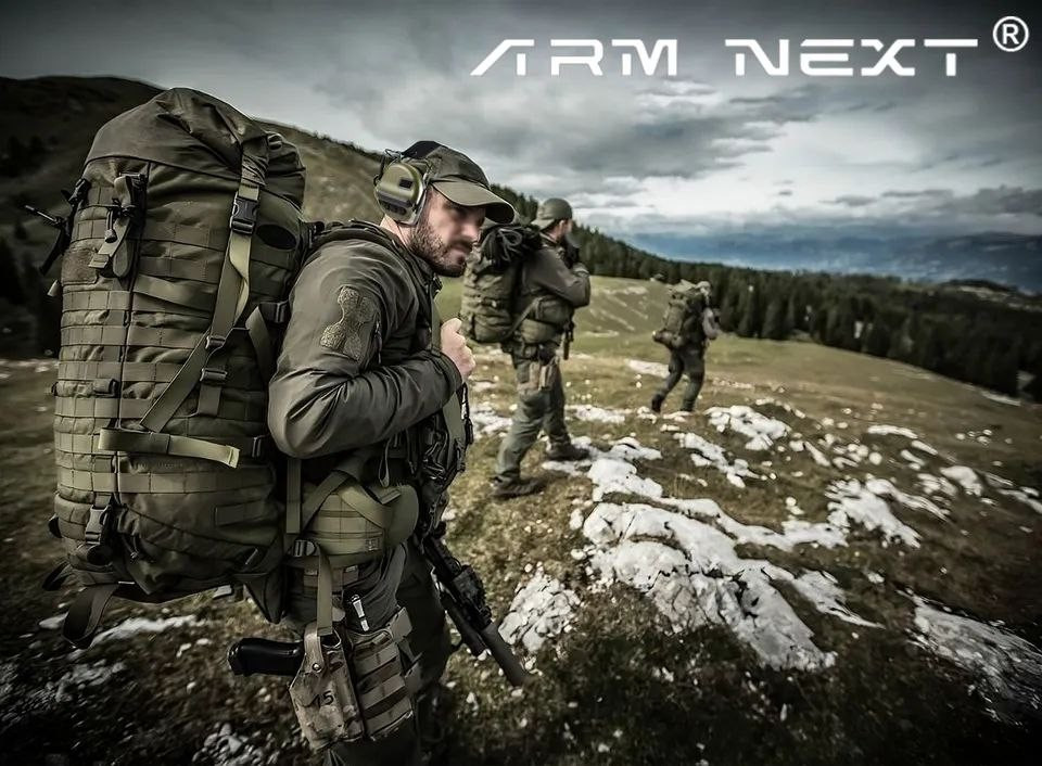 Тактичні навушники з шумозаглушенням Arm Next з перехідником для радіостанції Kenwood (Оливковий) Вінниця - фото 7