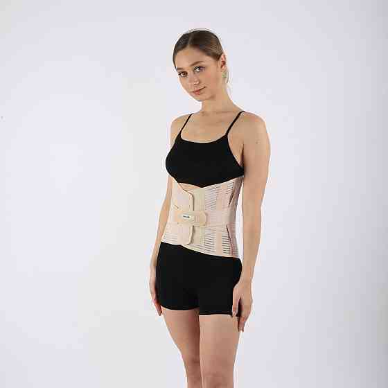 Бандаж попереково-крижовий, 6 ребер жорсткості, висота 32 см, пояс для спини CAS320K Розмір M Кам'янець-Подільський